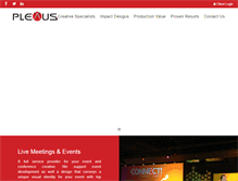 Tablet Screenshot of plexus821.com
